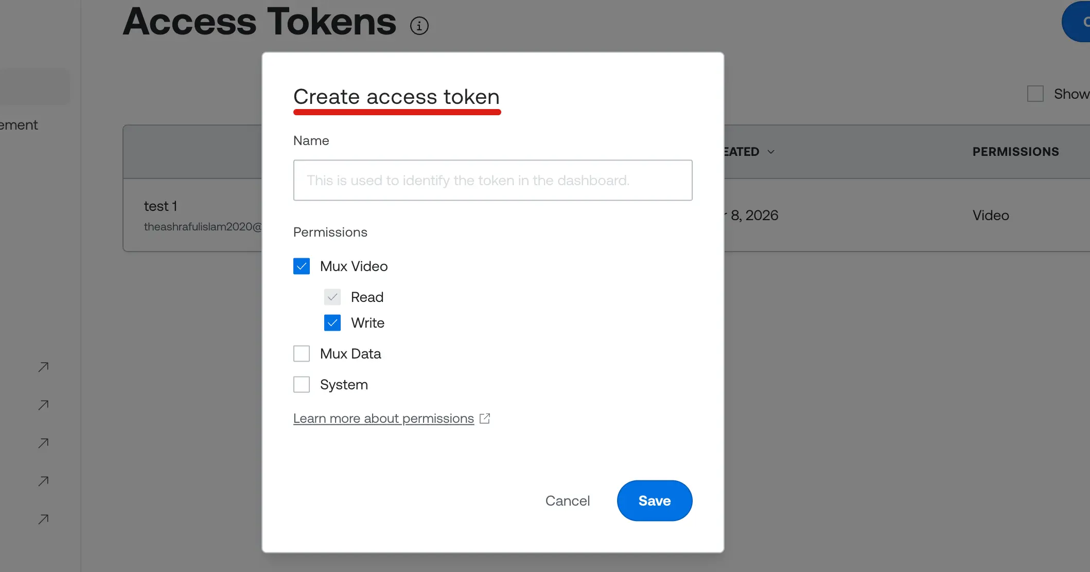 Access Token